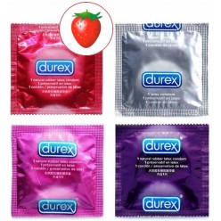 Durex Fun Arouser Pleasuremax Elite Truskawka 24 sztuki