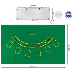 Zestaw Pokerowy XXL Walizka z 500 żetonami z Efekt Holograficzny