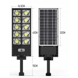 Lampa Solarna Osiedlowa Uliczna Latarnia 300 LED 800W