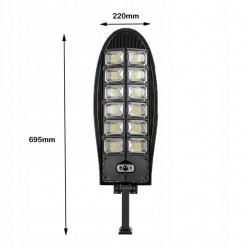 LAMPA SOLARNA OSIEDLOWA ULICZNA LATARNIA 504 LED 1200W