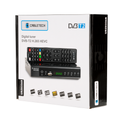 Tuner DVB-T2/C HEVC H.265 Cabletech dekoder cyfrowy