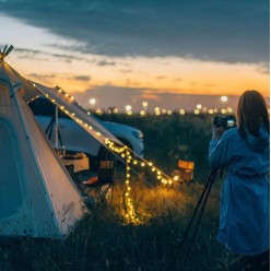 SOLARNA GIRLANDA OGRODOWA SZNUR SOPLE LAMPKI LED