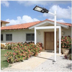 Solarna Lampa Uliczna 200W Latarnia Mocowanie Do Rury + Pilot