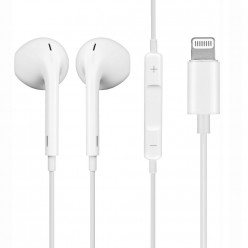 SŁUCHAWKI Apple Ipod EarPods Lightning PRZEWODOWE + PILOT