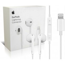 SŁUCHAWKI Apple Ipod EarPods Lightning PRZEWODOWE + PILOT