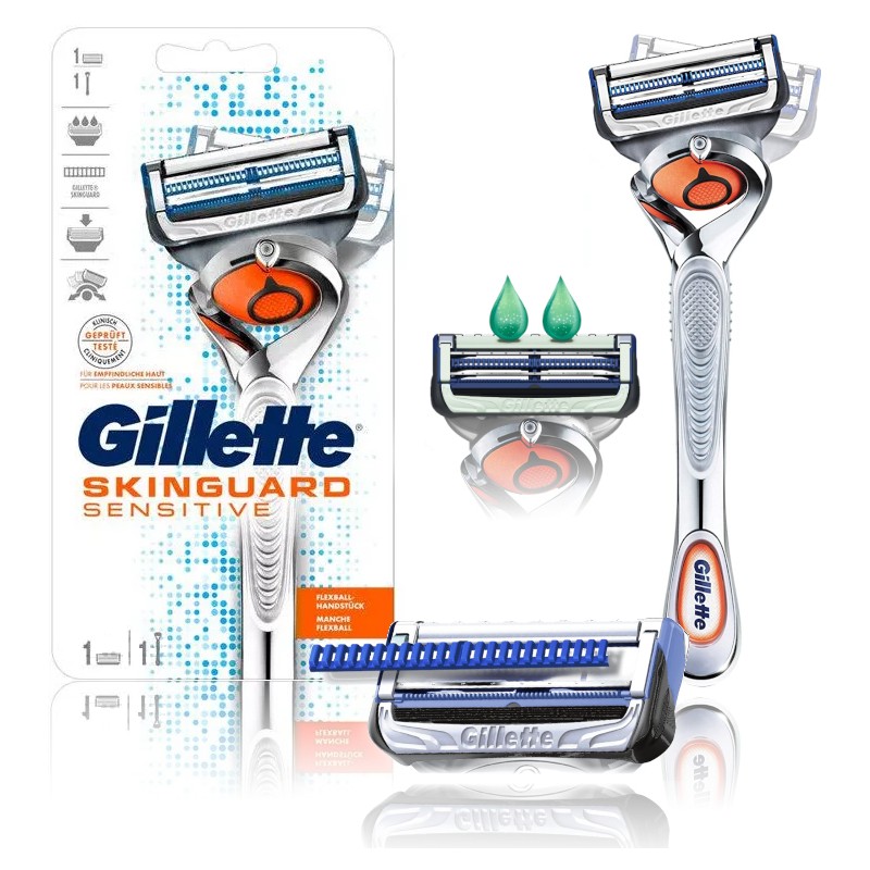 Gillette Skinguard Flexball Fusion Maszynka Rączka Do Golenia Ostrze