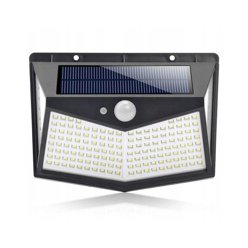 MOCNA LAMPA SOLARNA NAŚCIENNA LATARNIA LED COB 212