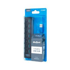 HUB USB 3.0 7 portowy Rebel