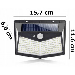 MOCNA LAMPA SOLARNA NAŚCIENNA LATARNIA LED COB 212