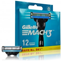 GILLETTE MACH3 GILETTE WKŁADY NOŻYKI OSTRZA 12 SZT