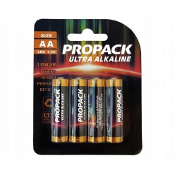 Baterie Alkaliczne Propack Ultra AA LR06 1,5V - Zestaw 4 szt