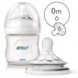 Butelka Do Karmienia Philips Avent 125ml Smoczek 0m+ Imitacja Piersi