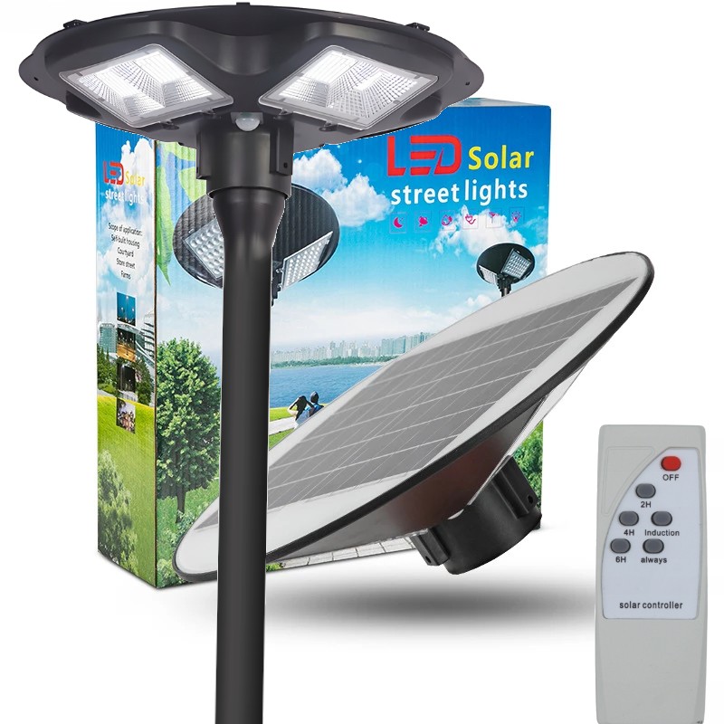 Uliczna Lampa Solarna XXL UFO 800W 3 Tryby Świecenia