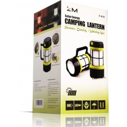 Lampa i Latarka Powerbank 3w1 Turystyczna Biwakowa Solarna, USB