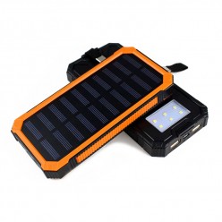 Powerbank Solarny 20 000 mAh Rozmiar XL 2xUSB microUSB 2A