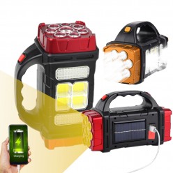 Latarka Lampa XL Solarna Szperacz LED COB  2 Rodzaje Światła 38W