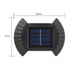 Lampa Solarna Kinkiet Naścienna Dekoracyjna LED Zestaw 4szt