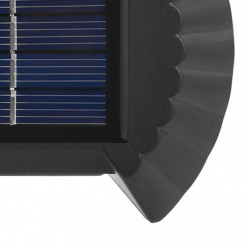 Lampa Solarna Kinkiet Naścienna Dekoracyjna LED Zestaw 4szt