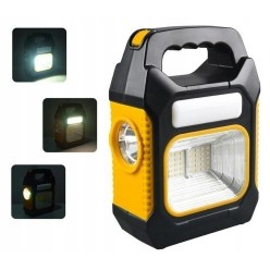 LATARKA LAMPA AKUMULATOR POWERBANK SOLARNA COB LED