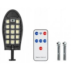 LAMPA SOLARNA CZUJNIK RUCHU 364 LED 1400W + PILOT