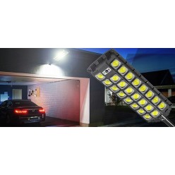 Lampa Solarna Czujnik Ruchu 713 COB 2000W + Pilot