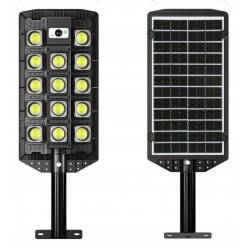 LAMPA SOLARNA CZUJNIK RUCHU 434 COB 1400W + PILOT