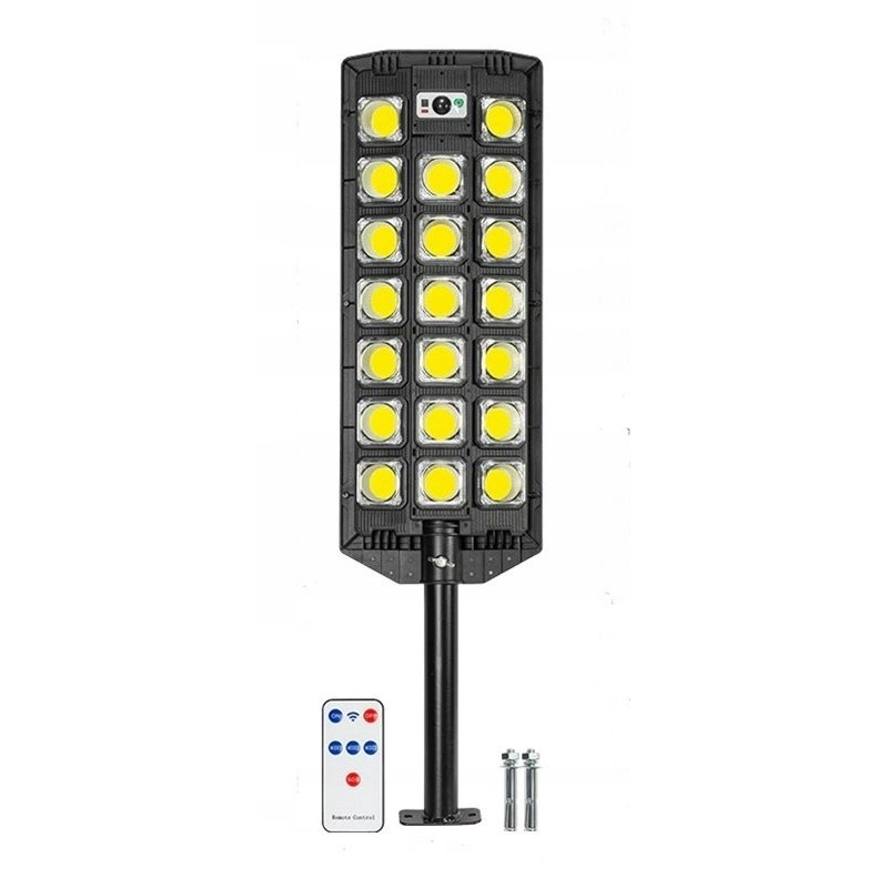 LAMPA SOLARNA CZUJNIK RUCHU 620 COB 1600W + PILOT