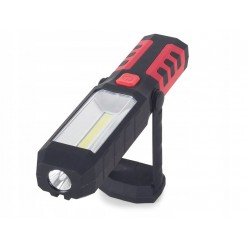 Lampa Latarka Warsztatowa 3w1 led cob Powerbank USB