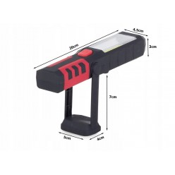 Lampa Latarka Warsztatowa 3w1 led cob Powerbank USB