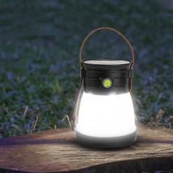 PowerBank Lampa Latarka Solarna CAMPING 3w1