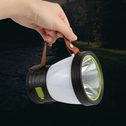 PowerBank Lampa Latarka Solarna CAMPING 3w1