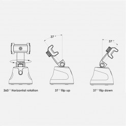 Uchwyt Na Telefon 360 Bluetooth Wykrywanie Twarzy Śledzący Statyw