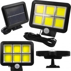 Mocna Lampa Solarna Uliczna Latarnia Halogen LED COB 120