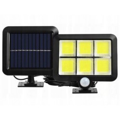 Mocna Lampa Solarna Uliczna Latarnia Halogen LED COB 120