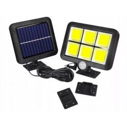 Mocna Lampa Solarna Uliczna Latarnia Halogen LED COB 120