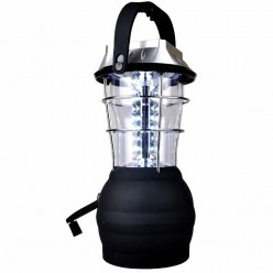 Lampa Turystyczna Biwakowa Solarna, Dynamo, 230V, Gniazdo Zapalniczki