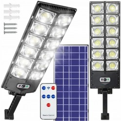 Lampa Solarna Osiedlowa Uliczna Latarnia 504 LED 1200W