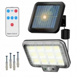 Lampa Solarna XL Czujnik Ruchu Zmierzchu 288 COB