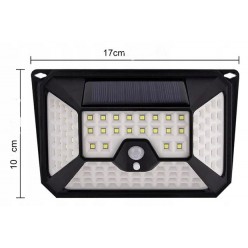 LAMPA SOLARNA Z CZUJNIKIEM RUCH ZMIERZCHU LED SMD