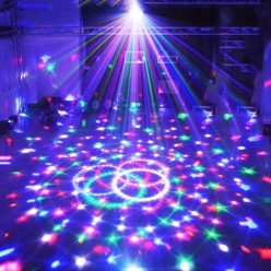 Projektor Kula Disco Karnawał Na 230V +Pilot +DMX