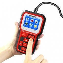 Miernik diagnostyczny, skaner OBD2, tester baterii  Konnwei KW681