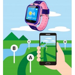 SMARTWATCH dla DZIECI ZEGAREK LOKALIZATOR TELEFON