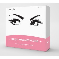 Zestaw 7szt Rzęsy Magnetyczne 7X  Aplikator + 2X Eyeliner