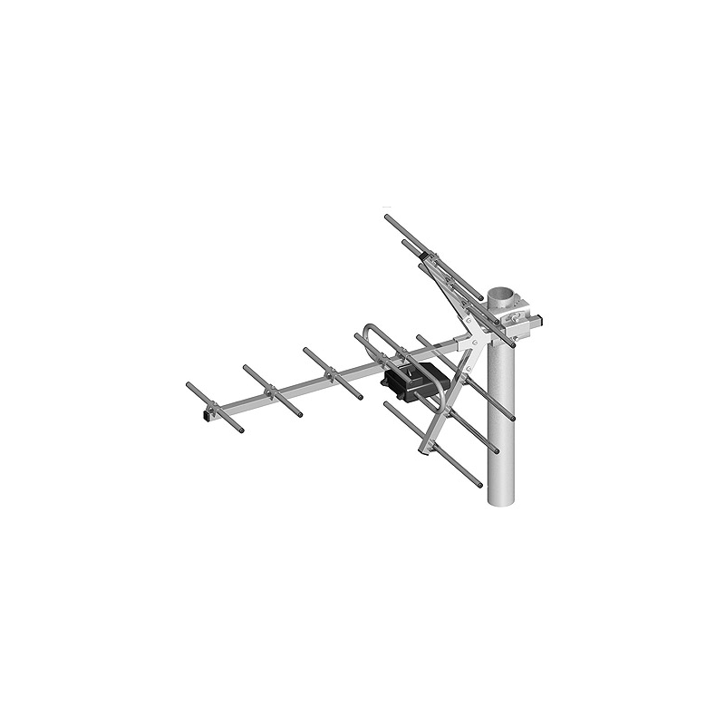 Antena Tv Kierunkowa 21-60 "yaga" 11-Elementów Bez Symetryzatora Tamiza W Paczce 6 Szt.
