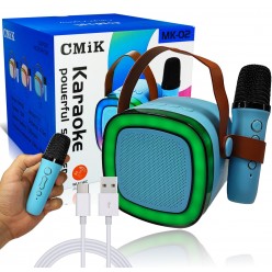 Bluetooth Głośnik Karaoke z Mikrofonem 10 Funkcji Modulacji