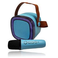 Bluetooth Głośnik Karaoke z Mikrofonem 10 Funkcji Modulacji