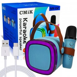 Bluetooth Głośnik Karaoke z Mikrofonem 10 Funkcji Modulacji