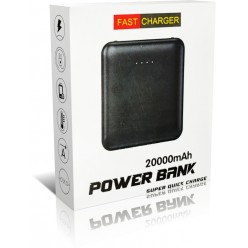 Mini Powerbank , microUSB,  USB-C, Lightning, USB  20000 mAh z Przewodami