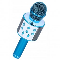 Mikrofon Karaoke z Głośnikiem Bluetooth Niebieski