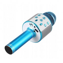 Mikrofon Karaoke z Głośnikiem Bluetooth Niebieski